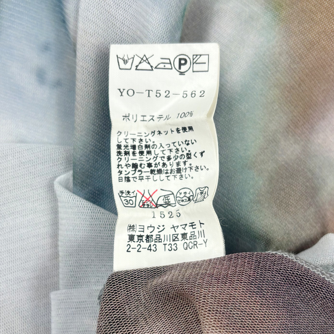 Y’s by Yohji Yamamoto Rain Mesh Long Sleeve