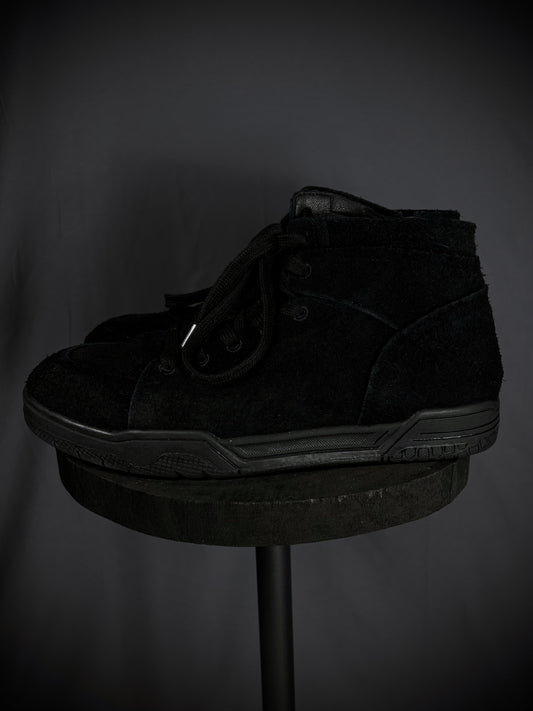 Diet Butcher Slim Skin Textured Suede Mid-Top Sneakers
