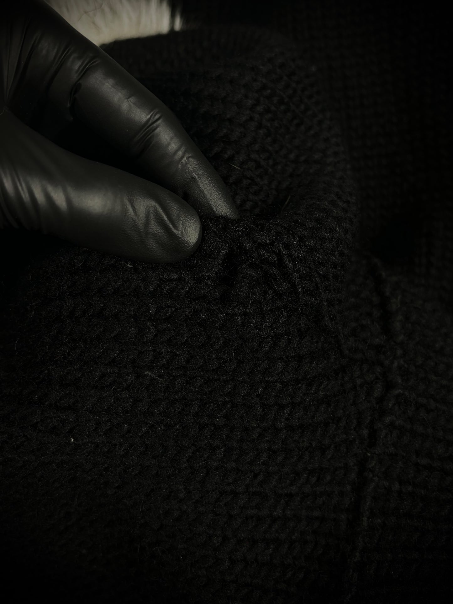 Rupert Faux Fur Trim Knit Hoodie