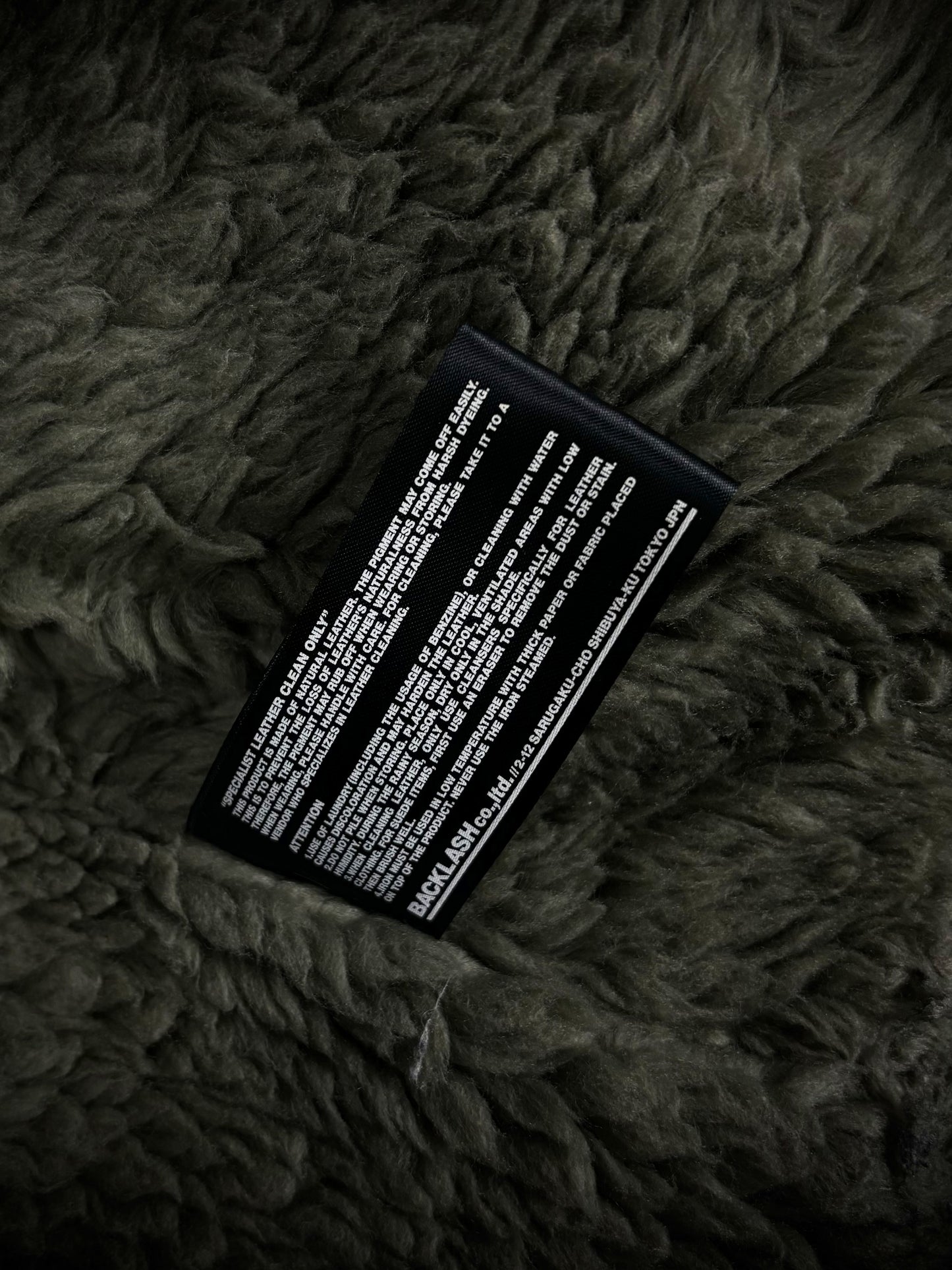 Isamu Katayama Backlash Sherpa-Lined Work Jacket