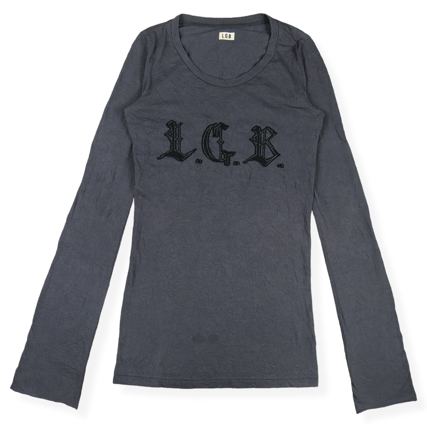 トップス L.G.B. long Tshirt archive L.G.B. Patchwork Logo Long Sleeve Tee – SaolMortem