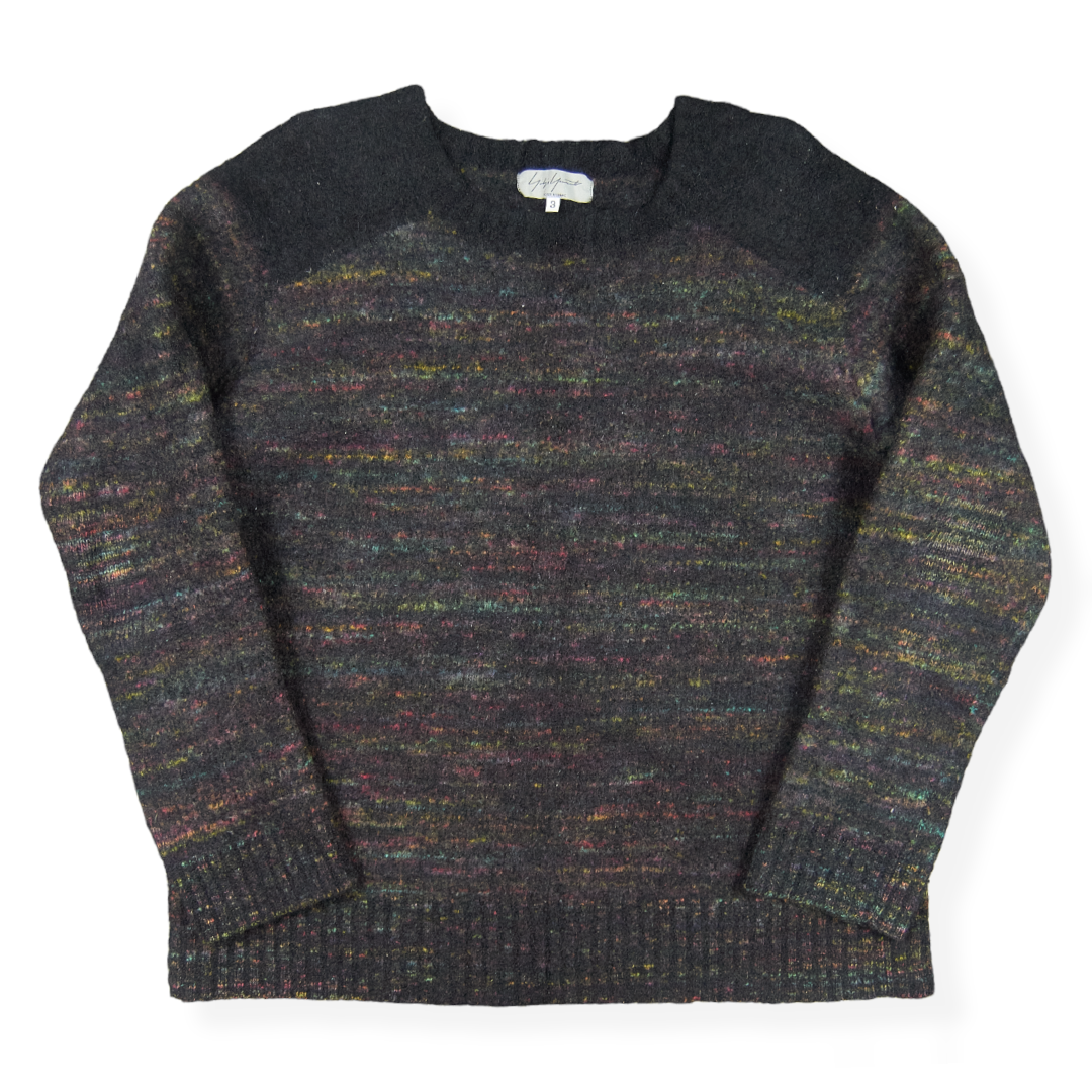Yohji Yamamoto Pour Homme Multicolor Knit Sweater – AW09 Yohji Yamamoto Pour Homme Multicolor Knit Sweater – AW09