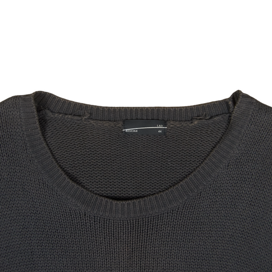 Lad Musician Striped Deformed Punk Knit Sweater – AW13