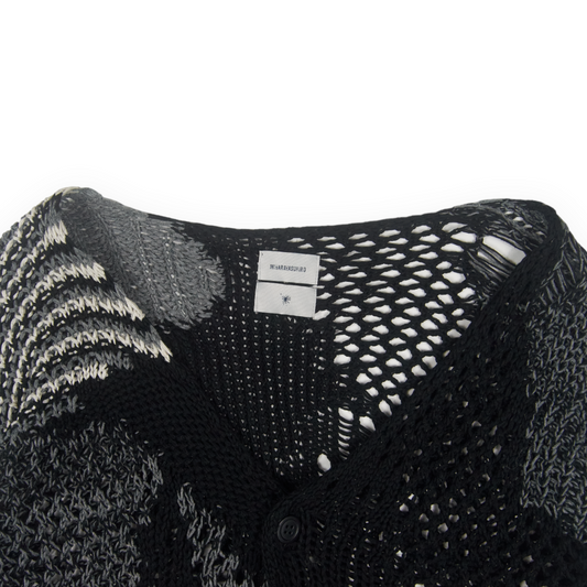 Miharayasuhiro Distressed Loose Knit Cardigan