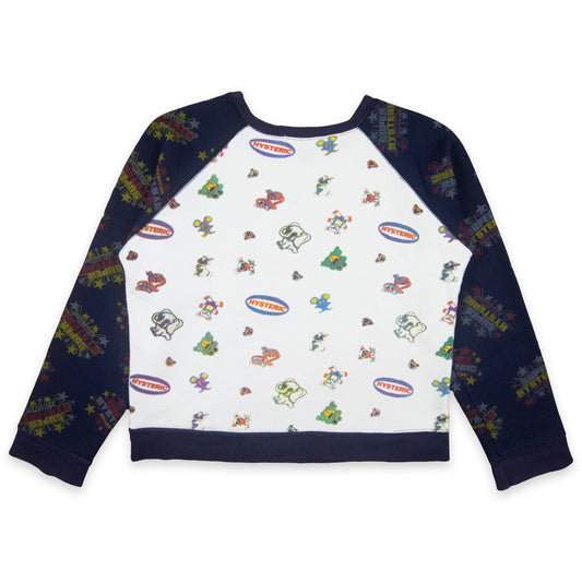 Hysteric Glamour Get Into Hysteric All Over Print Crewneck