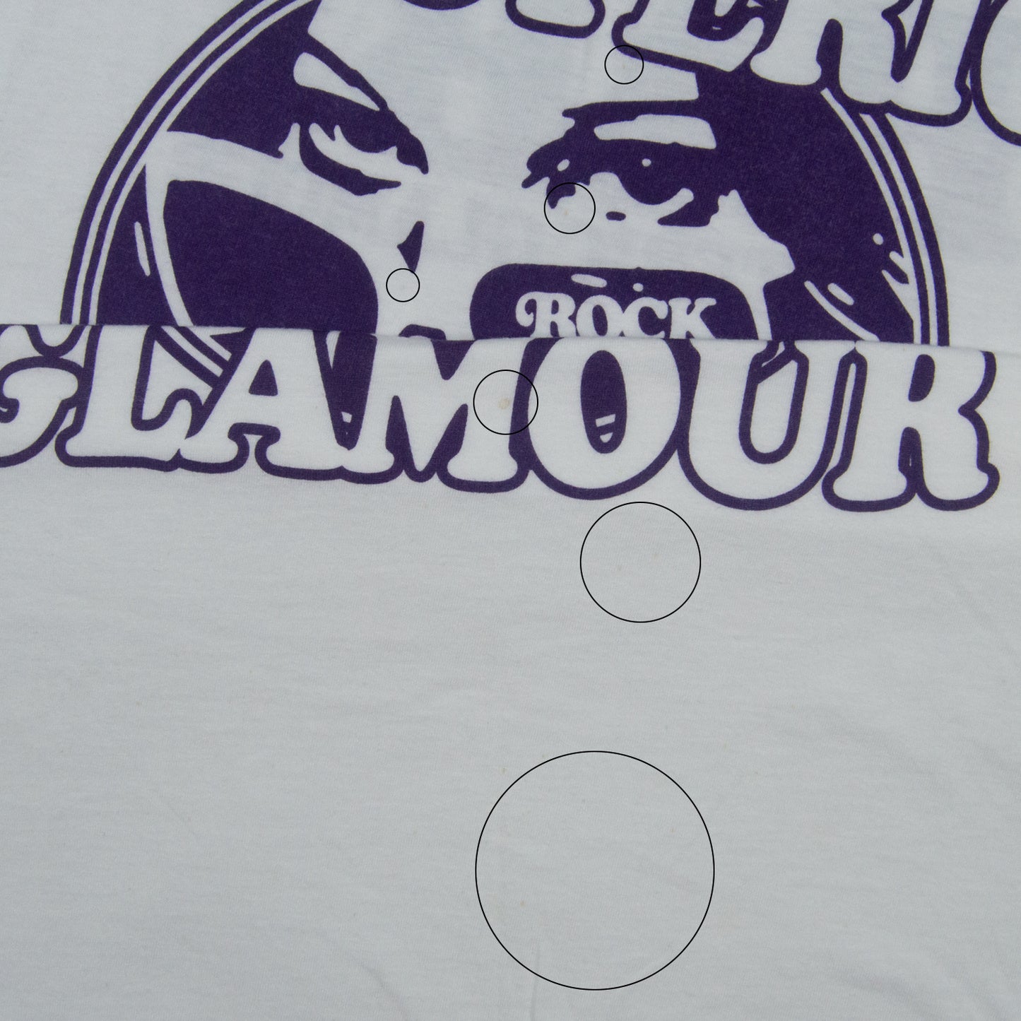 Hysteric Glamour Rock Me Baby Pin Up Logo Tee