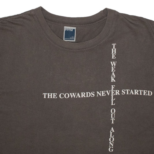 PPFM Cowards & the Weak Poem Tee – 2002
