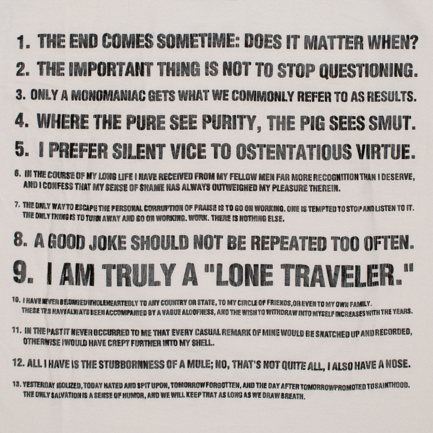 Number (N)ine Rolling Stones Tee