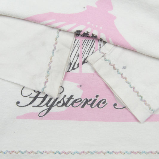 Hysteric Mini Graphic Cut Out Sleeve Long Sleeve Tee