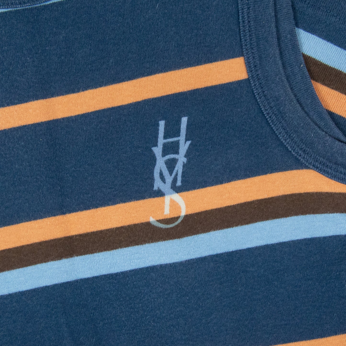 Hysteric Glamour Striped Logo Tank Top