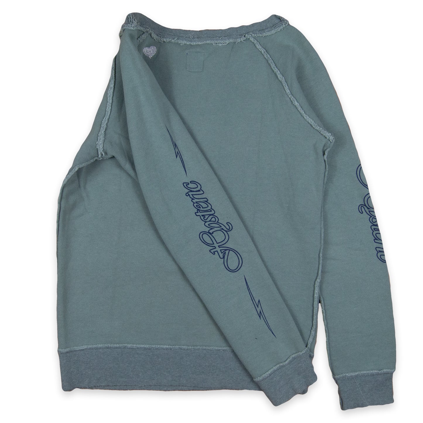 Hysteric Glamour Love Buzz Raw Hem Crewneck