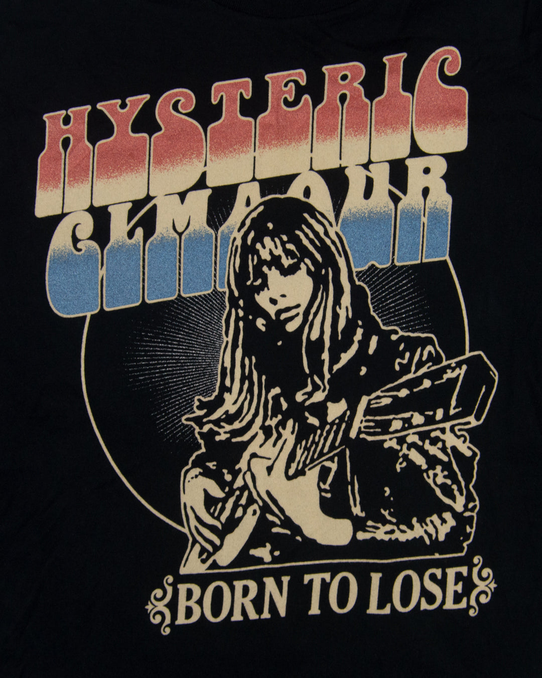 Hysteric Glamour Born To Lose Guitar Girl Long Sleeve Tee