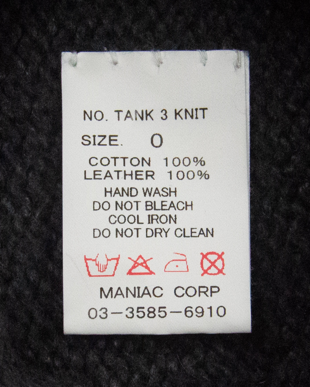 L.G.B. Leather Skull Knit Slip Dress