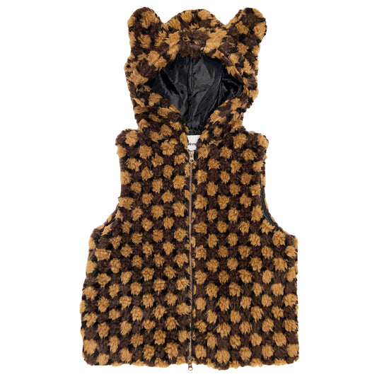 Né-Net Cat Ear Sleeveless Fleece Hoodie
