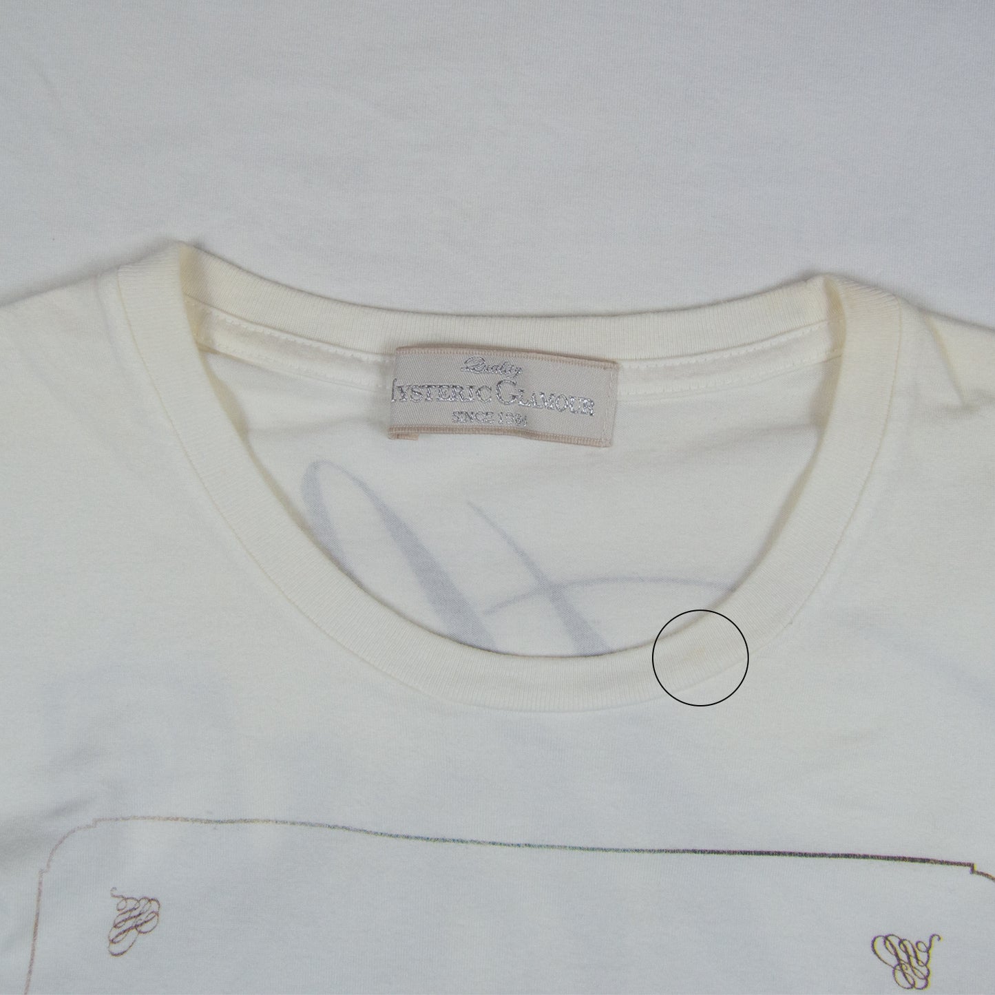 Hysteric Glamour Arms Around a Memory Pin Up Girl Tee