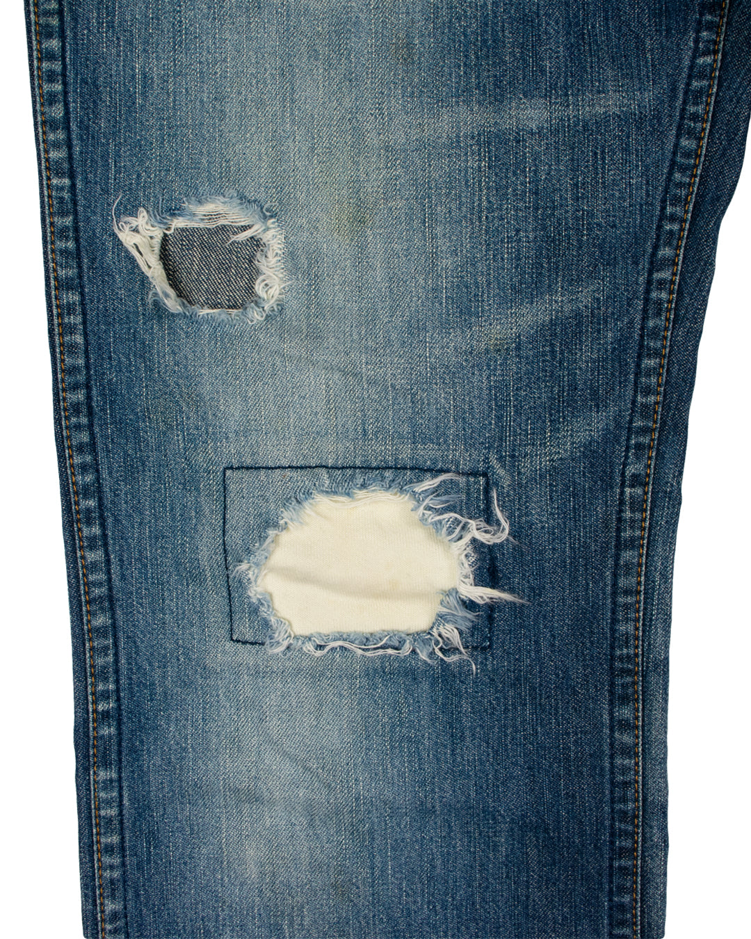 Number (N)ine Modern Age Distressed Patchwork Denim – SS02