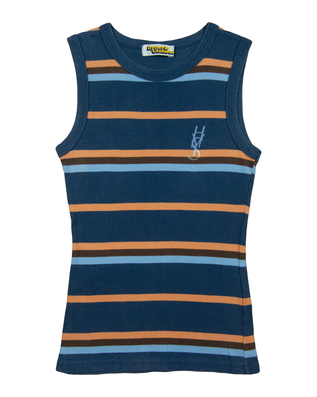 Hysteric Glamour Striped Logo Tank Top