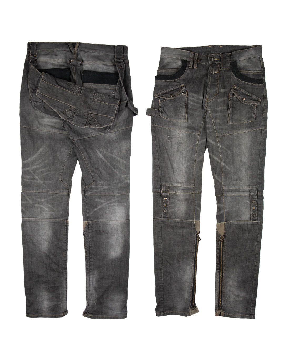 【PPFM】2009 Bondage Gimmick Denim PPFM Union Jack Waist Bag Denim – 2009 – SaolMortem
