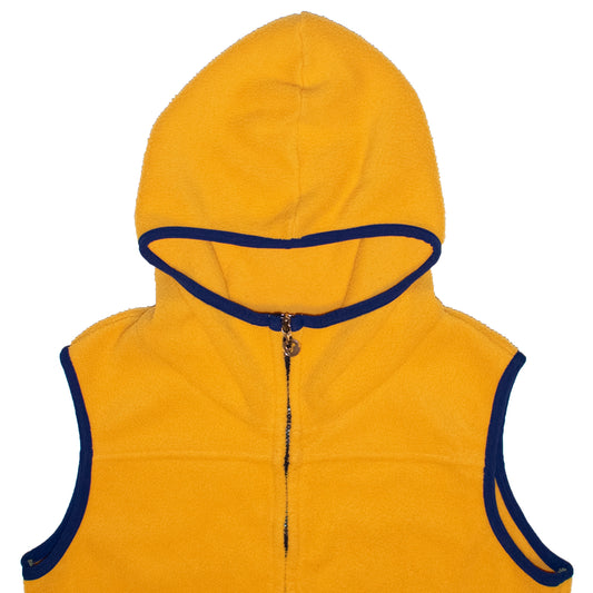 Hysteric Glamour Metal Embossed Fleece Hooded Vest