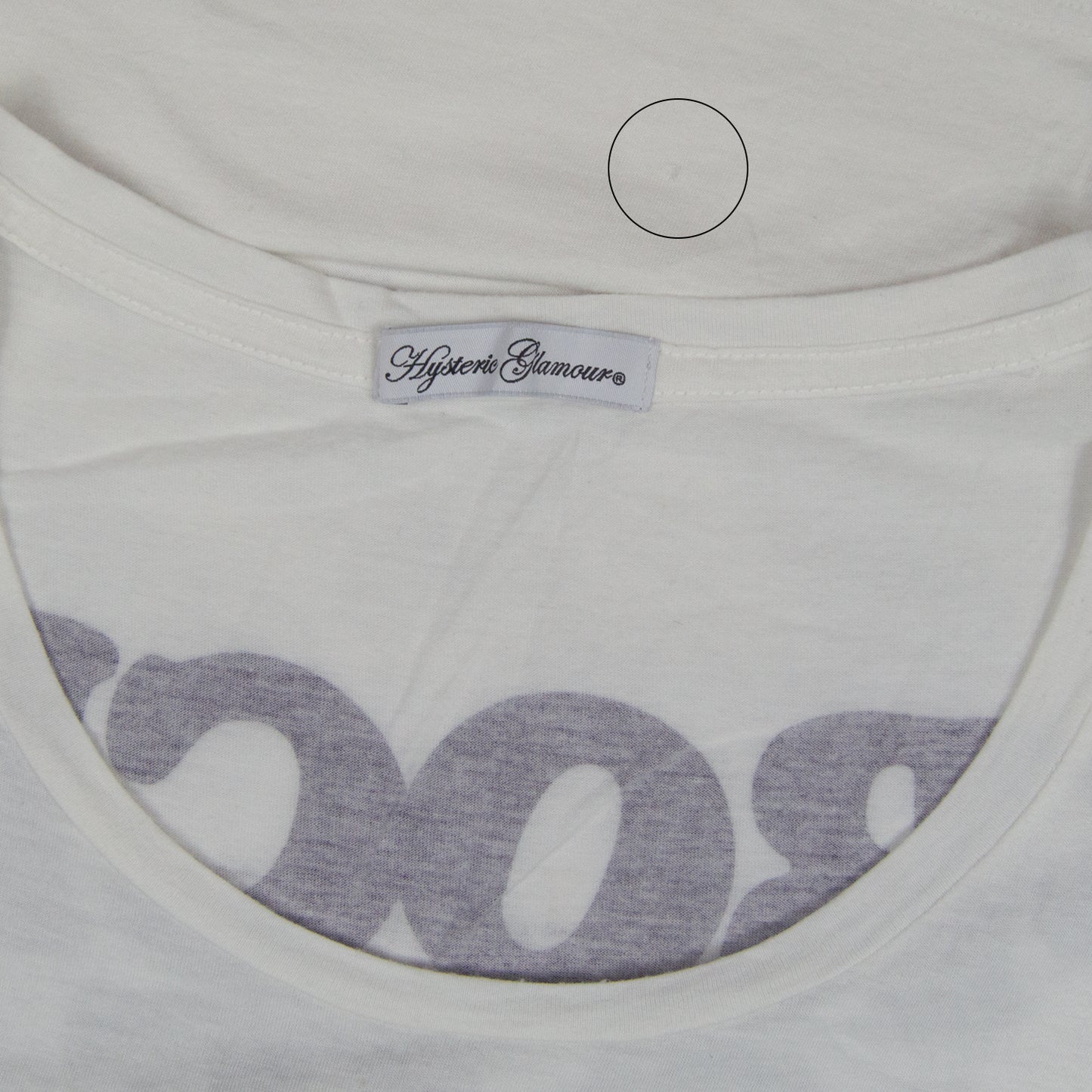 Hysteric Glamour Rock Me Baby Pin Up Logo Tee