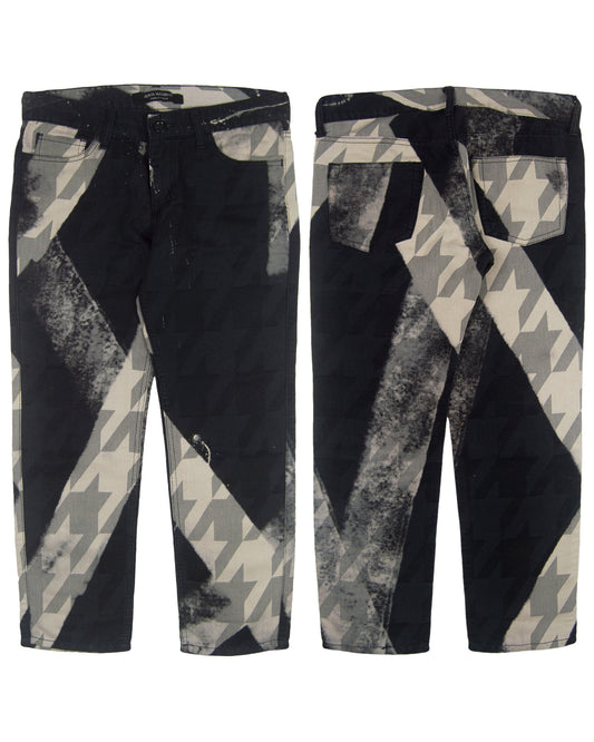 Junya Watanabe Geometric Cropped Pants