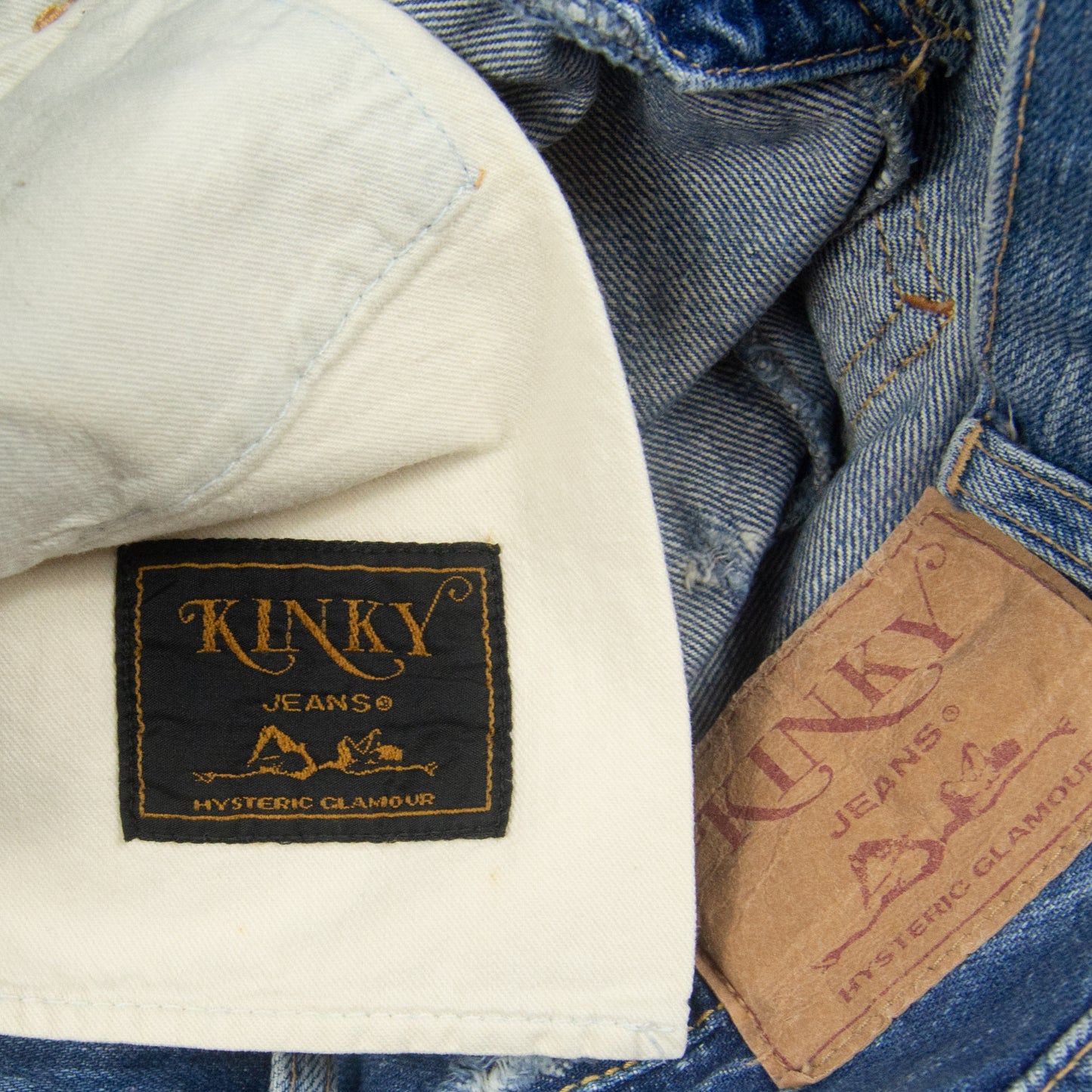 Hysteric Glamour Distressed Denim Skirt