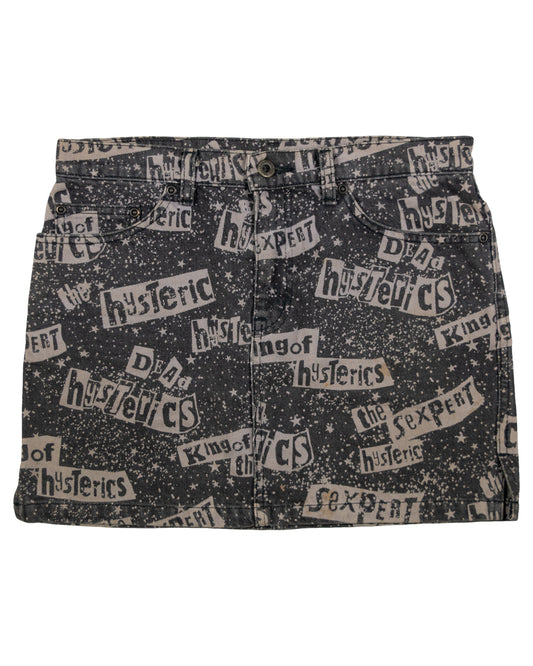 Hysteric Glamour Graphic Denim Skirt