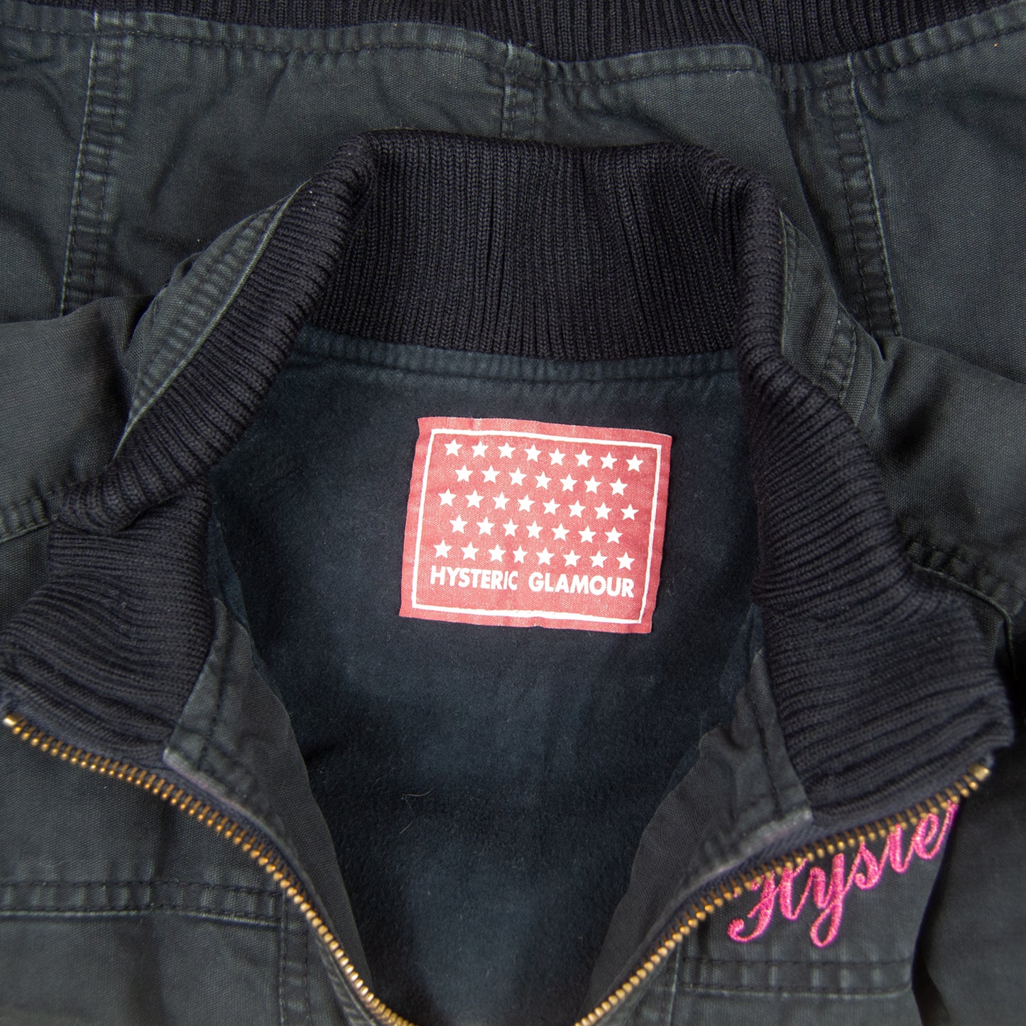 Hysteric Glamour Dead Hysteric Embroidered Paneled Jacket