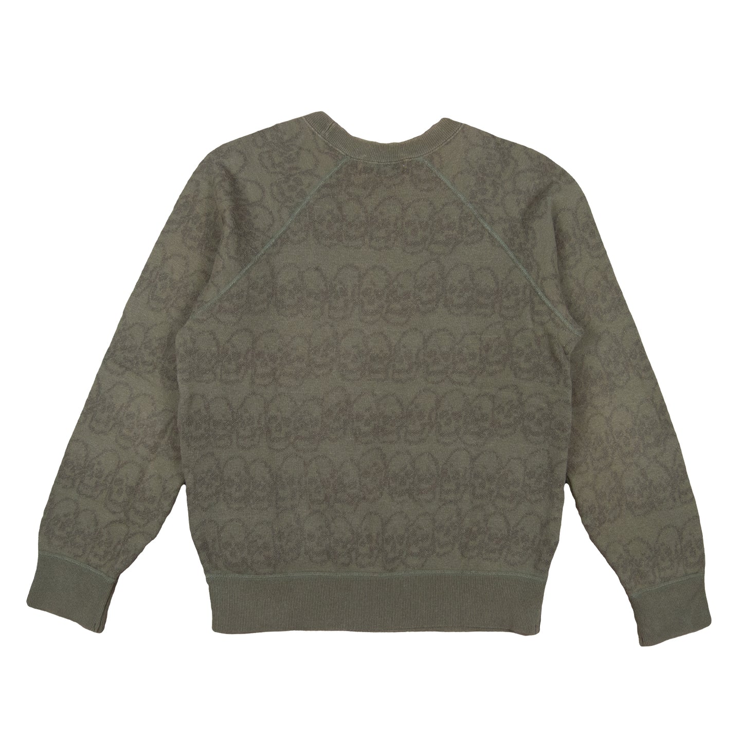 Hysteric Glamour Skull All Over Print Embroidered Logo Crewneck