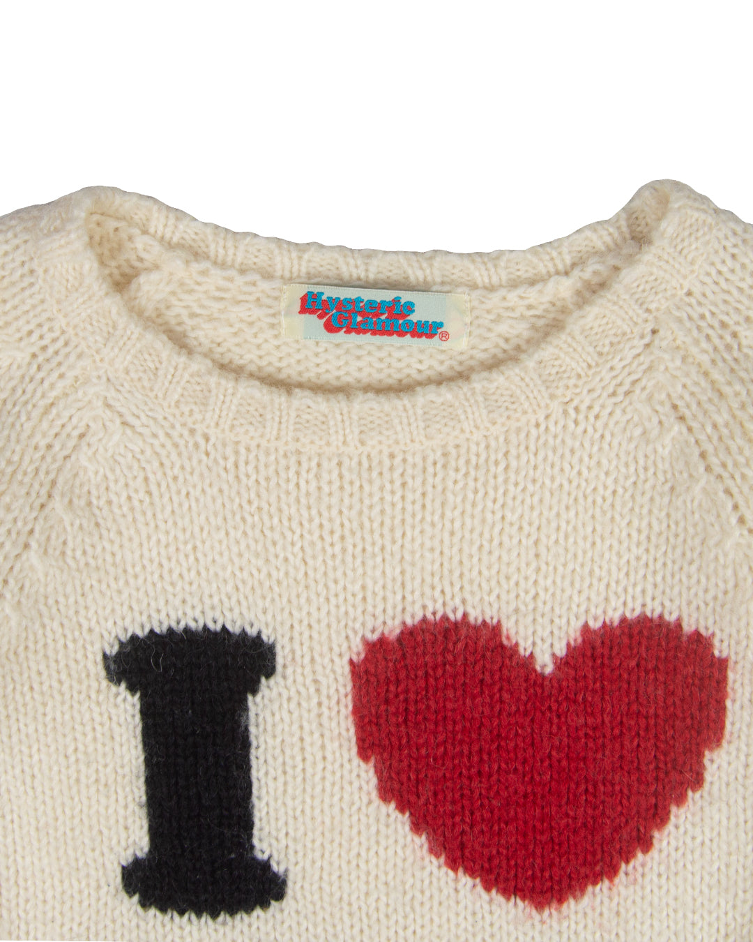 Hysteric Glamour I Love HG Mohair Knit Sweater