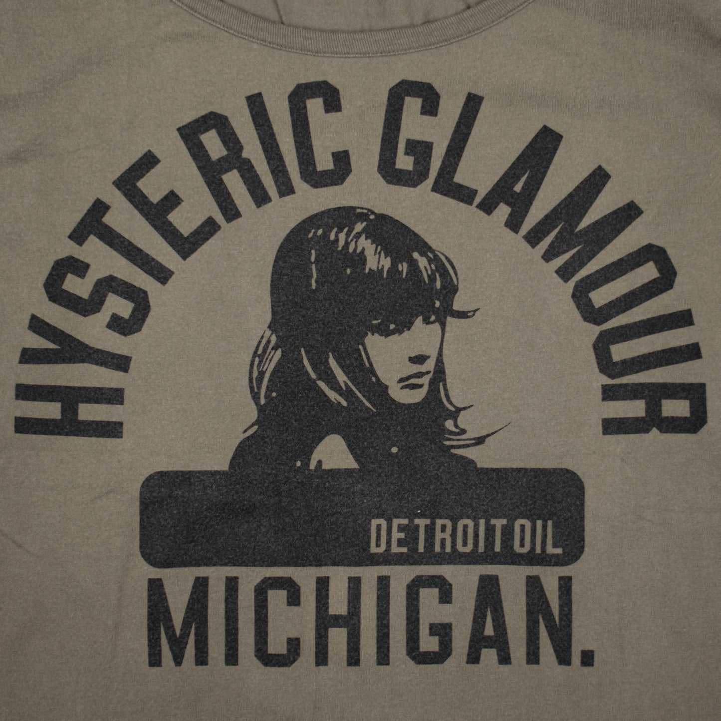 Hysteric Glamour Detroit Oil Michigan Long Sleeve Tee