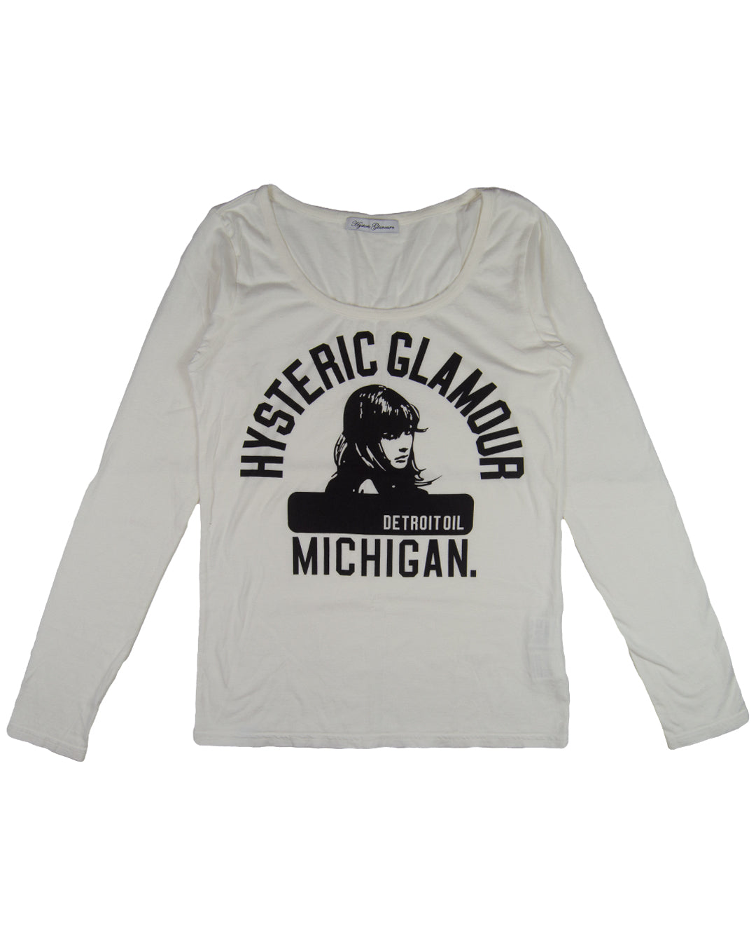 Hysteric Glamour Detroit Oil Michigan Long Sleeve Tee