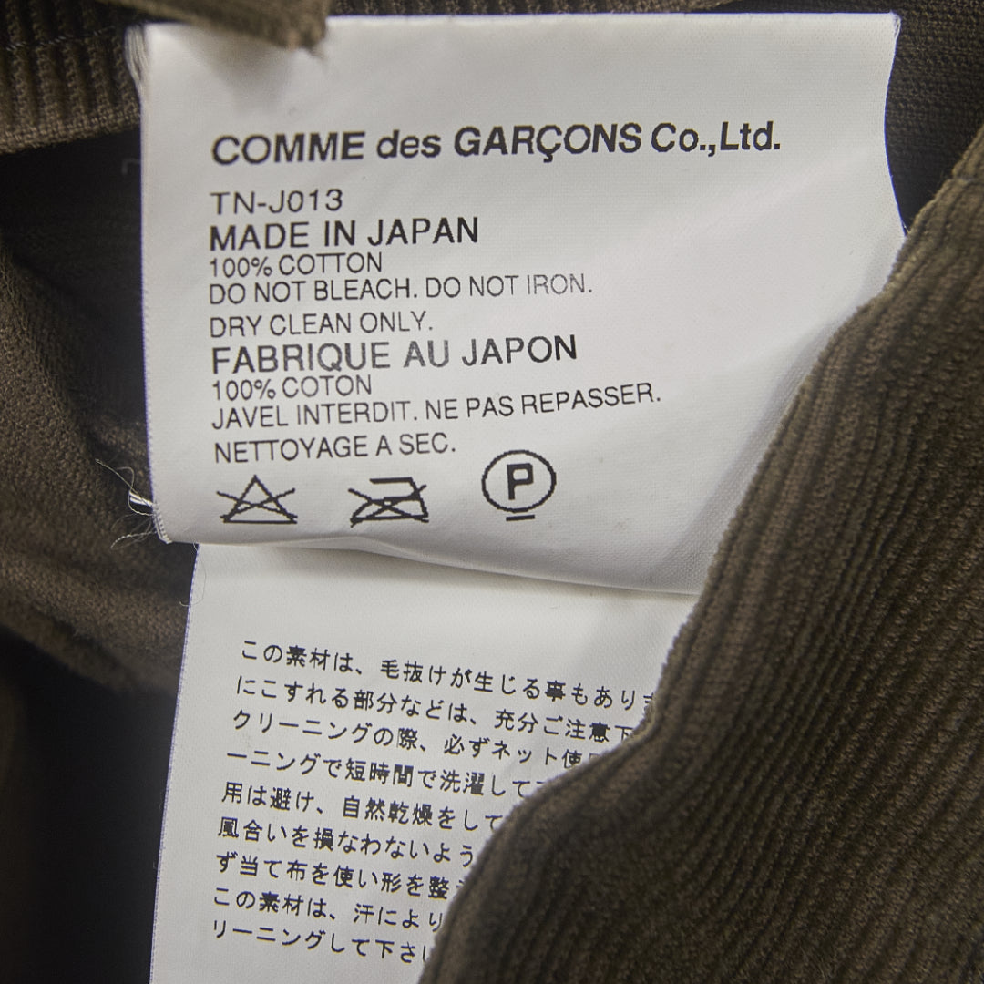Comme des Garçons Tricot Corduroy Racer Jacket– AD2004