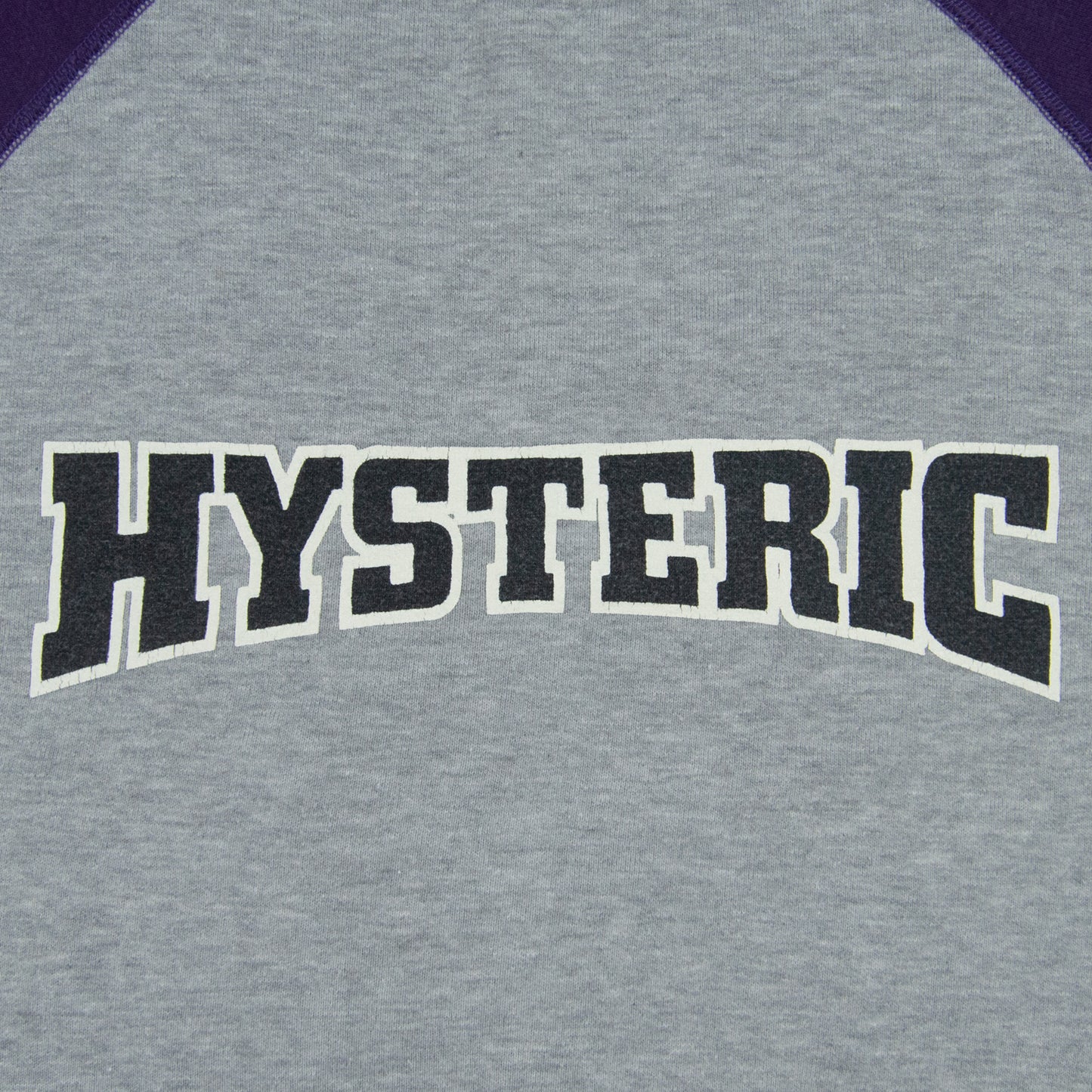 Hysteric Glamour French Terry Logo Ringer Tee