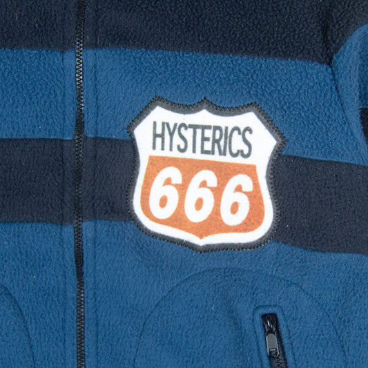 Hysteric Glamour Patchwork Fleece Jacket