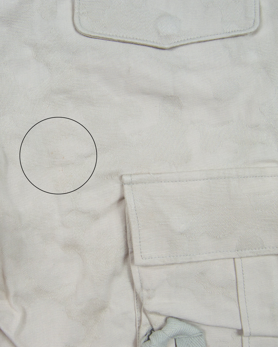 Miharayasuhiro Woven Camo Parachute Cargo Shorts