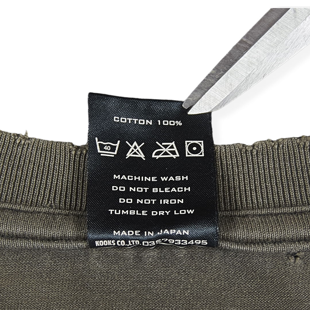 Number (N)ine Distressed Logo Tee – SS05