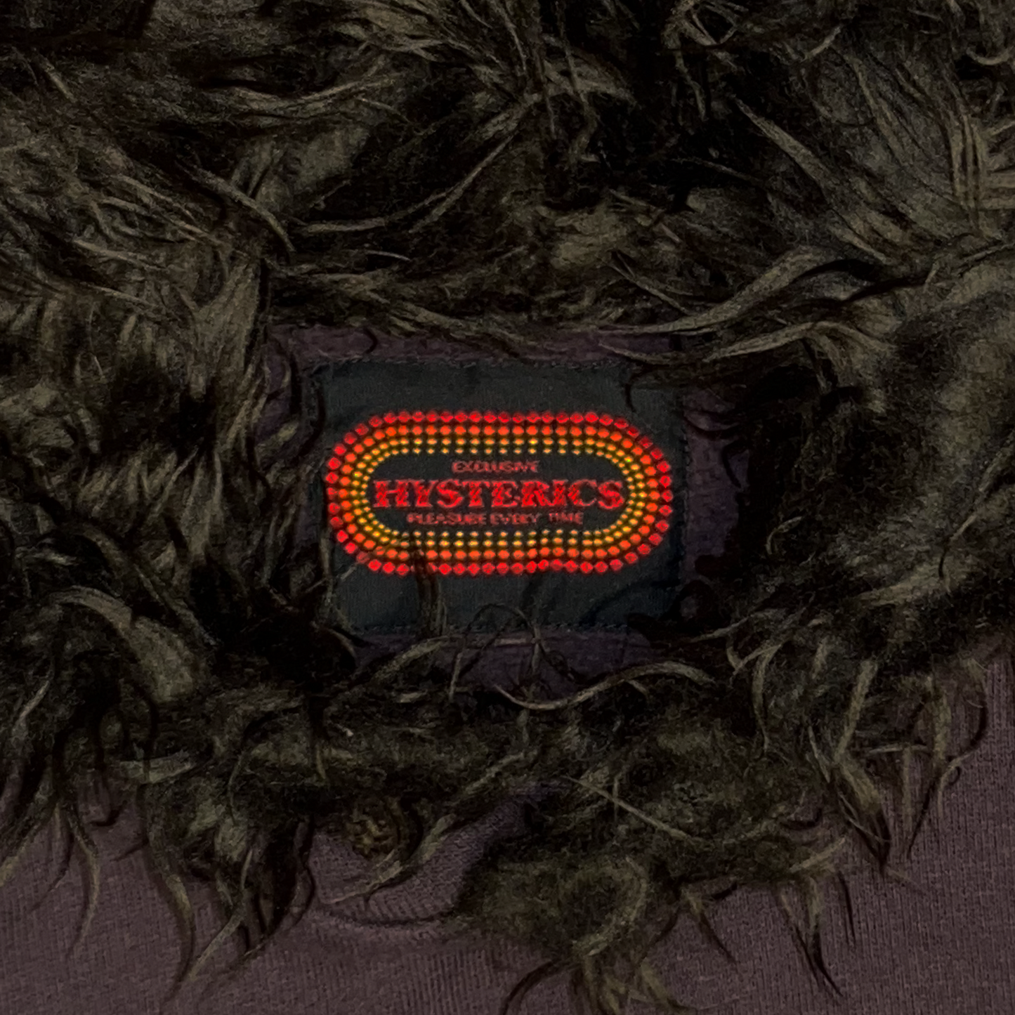 Hysteric Glamour Interstellar Overdrive Sleeveless Fur Hoodie