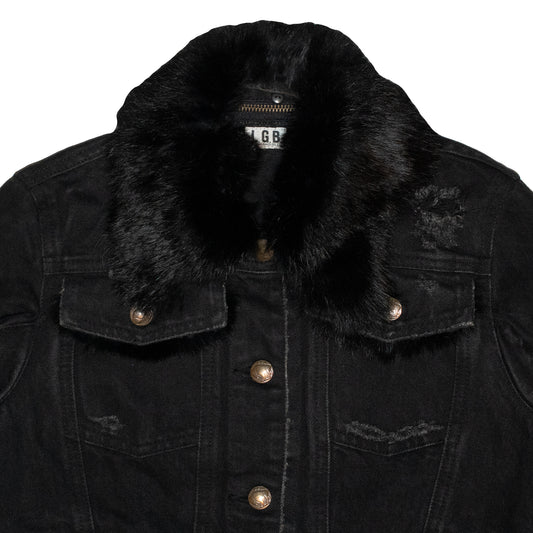 L.G.B. Distressed Denim Jacket