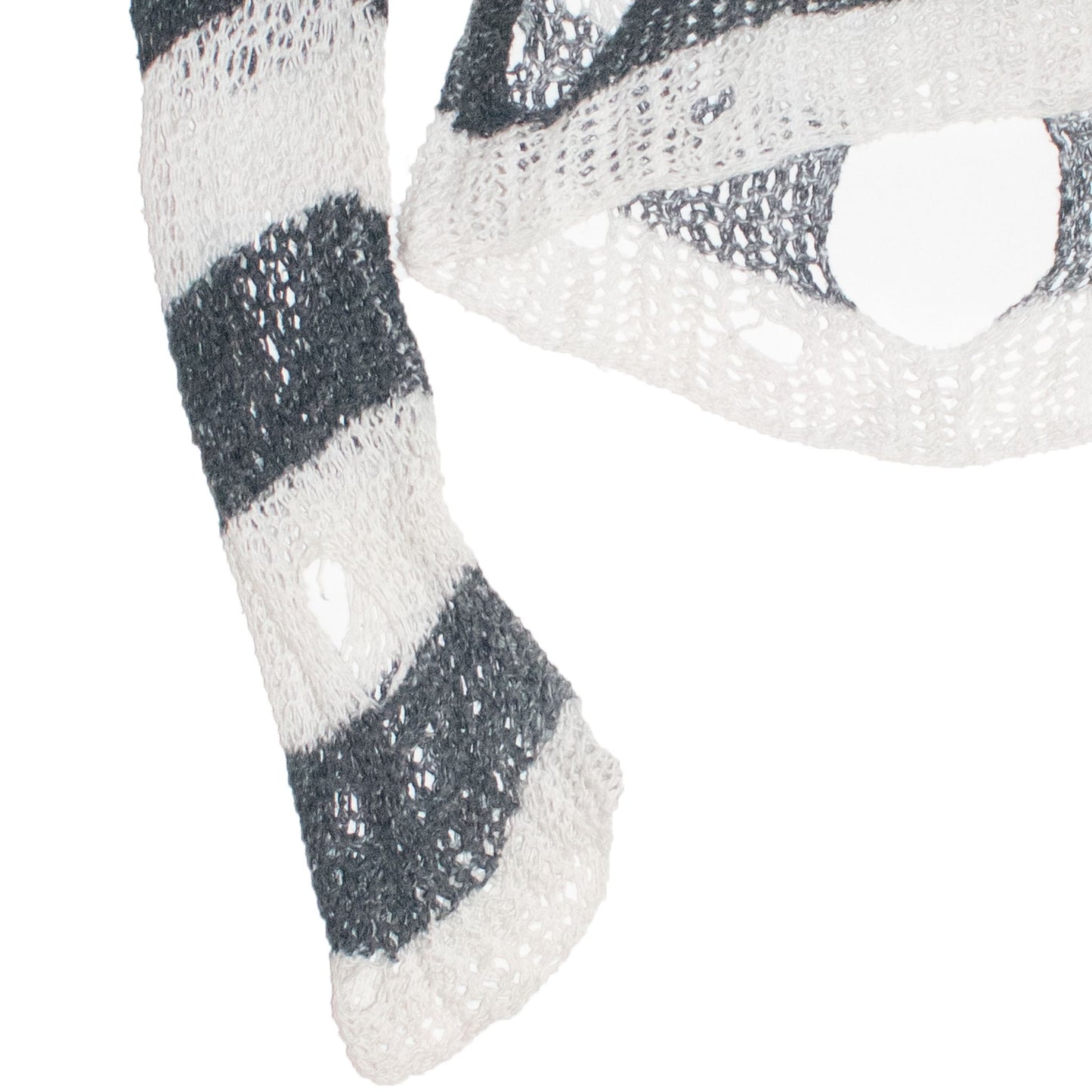 Junya Watanabe MAN Destroyed Striped Knit Sweater – AW02