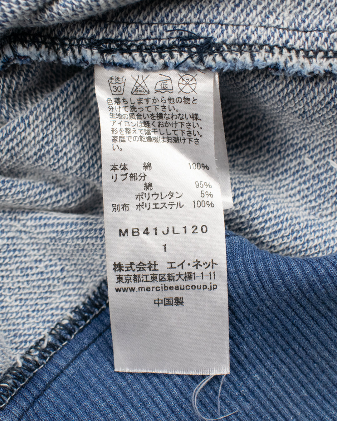 Mercibeaucoup Reconstructed Hybrid Crewneck