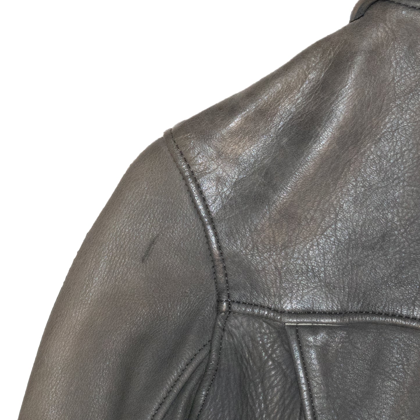 Miharayasuhiro Deconstructed Leather Riders Jacket