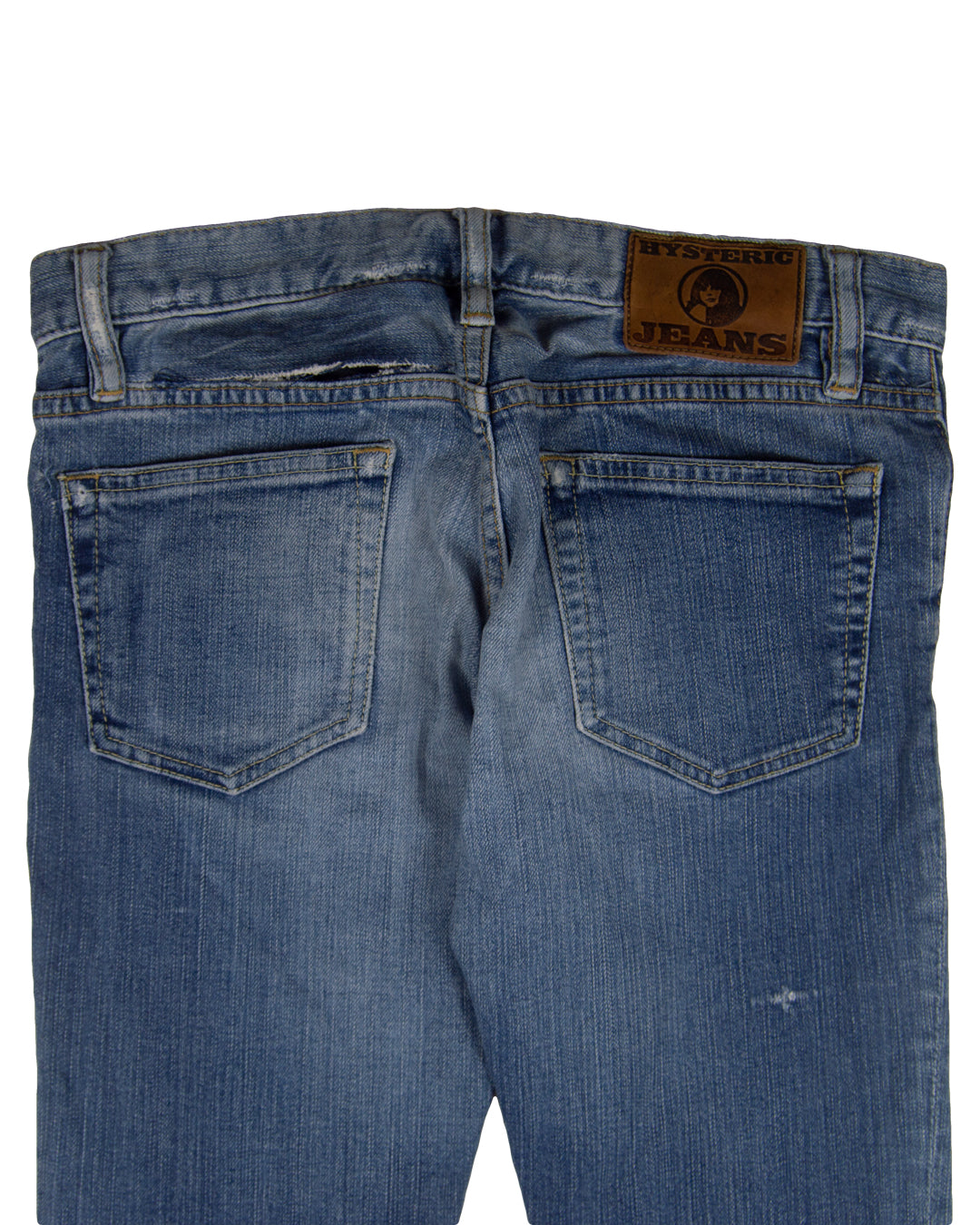 Hysteric Glamour Maximum Rock and Roll Distressed Denim