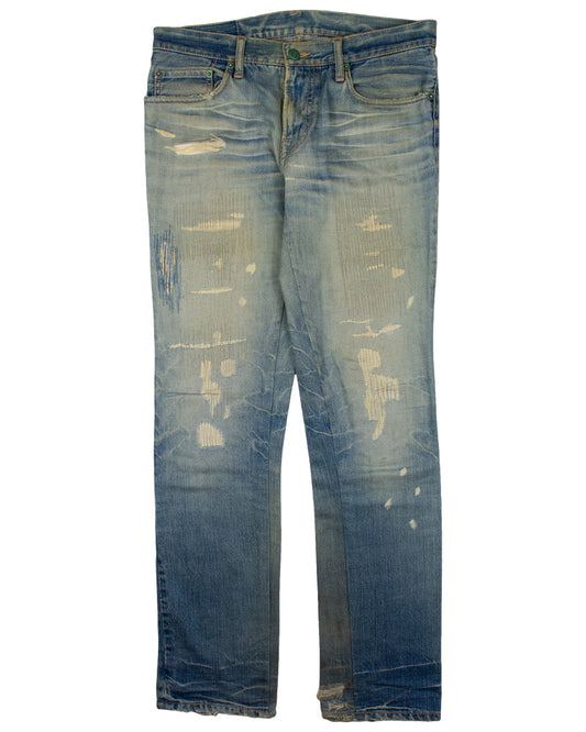 PPFM Distressed Repair Denim