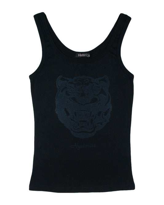Hysteric Glamour Bobcat Mesh Graphic Tank Top