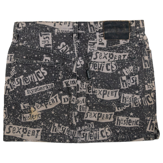 Hysteric Glamour Graphic Denim Skirt