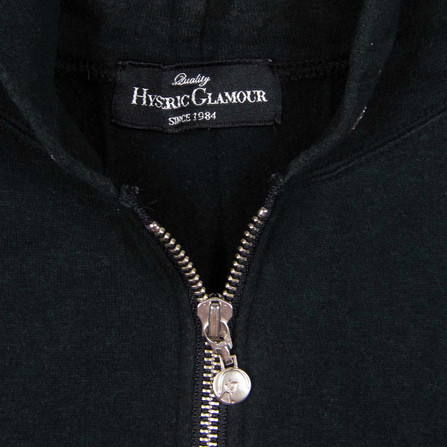 Hysteric Glamour Pin Up Logo Zip Up Hoodie