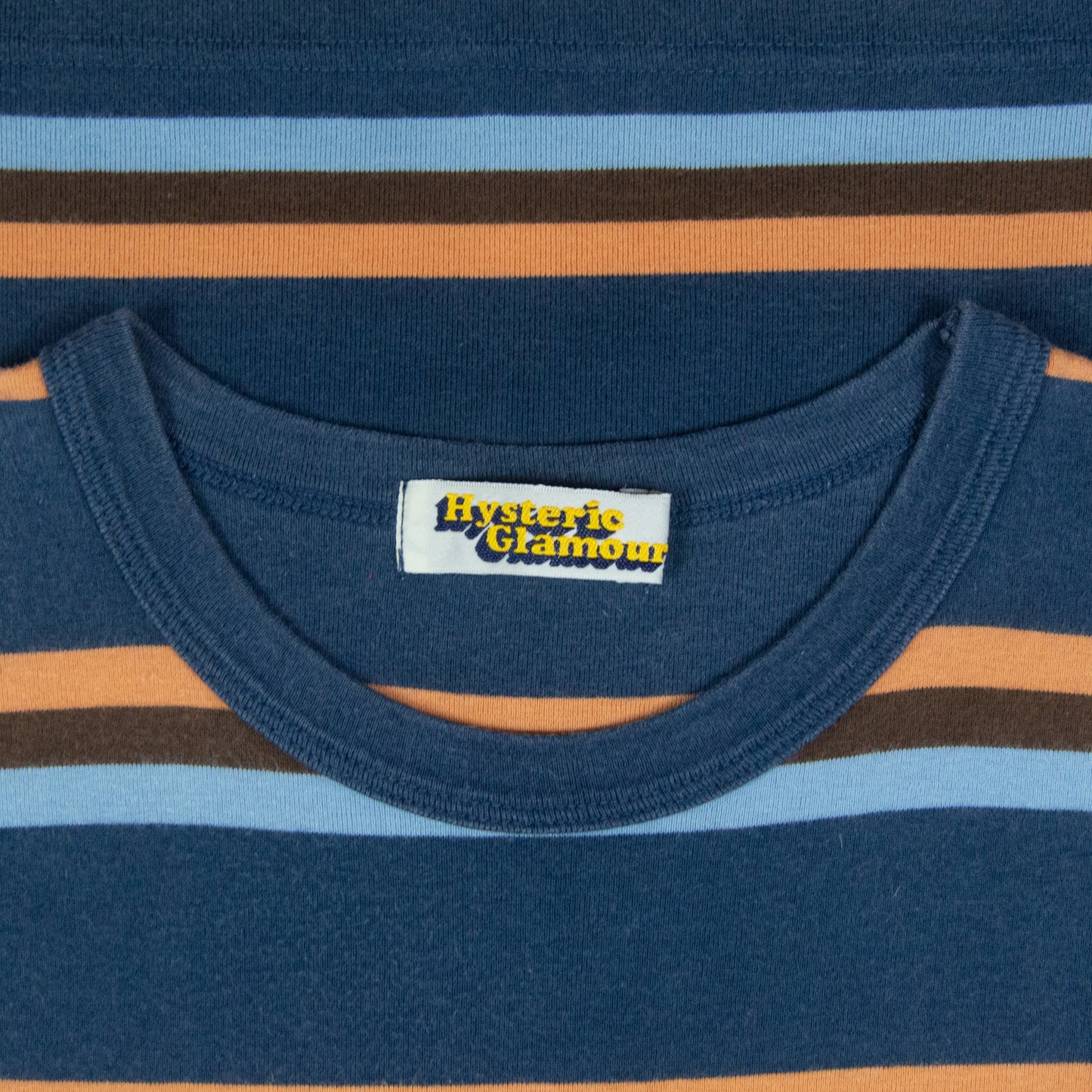 Hysteric Glamour Striped Logo Tank Top