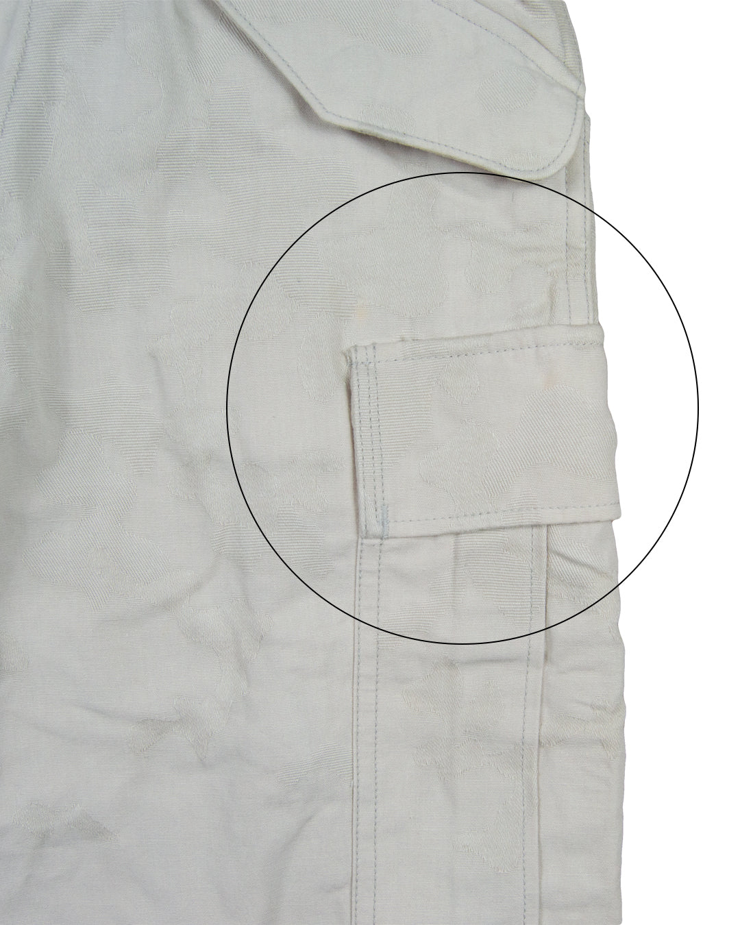 Miharayasuhiro Woven Camo Parachute Cargo Shorts