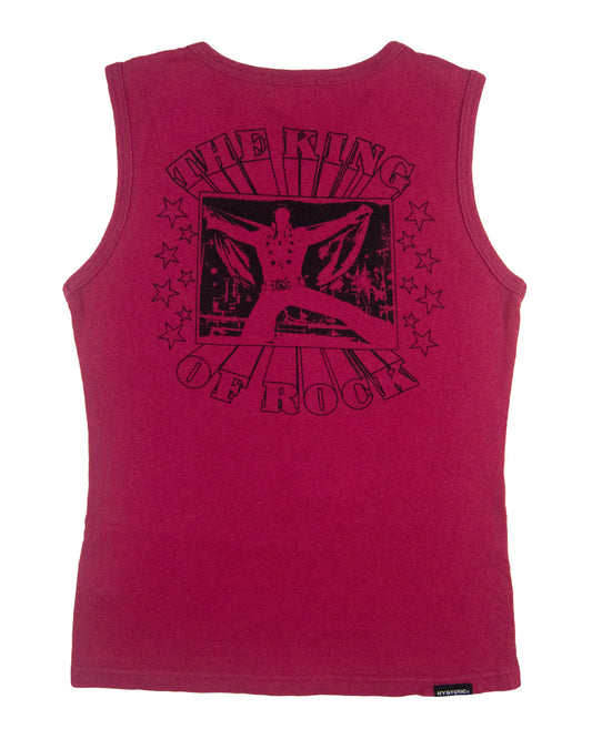 Hysteric Glamour Elvis King Of Rock Tank Top